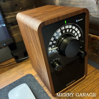 SANGEAN WR-304はFM/AMラジオ搭載のBluetoothスピーカー!_①本物の木が醸し出す温もりのデザイン